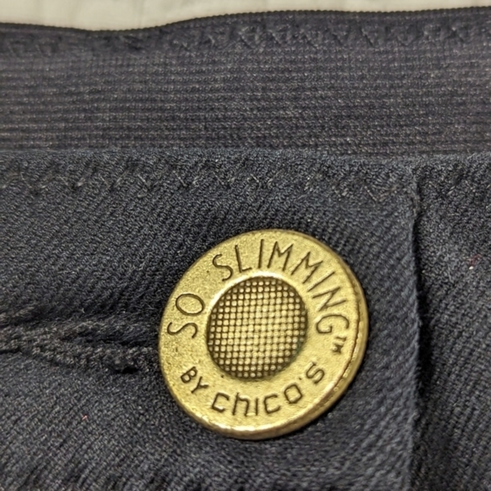 Chico's So Slimming Stretch Ankle/Cropped‎ Pant Black Size 0.5 (Sm 6) - Picture 14 of 15